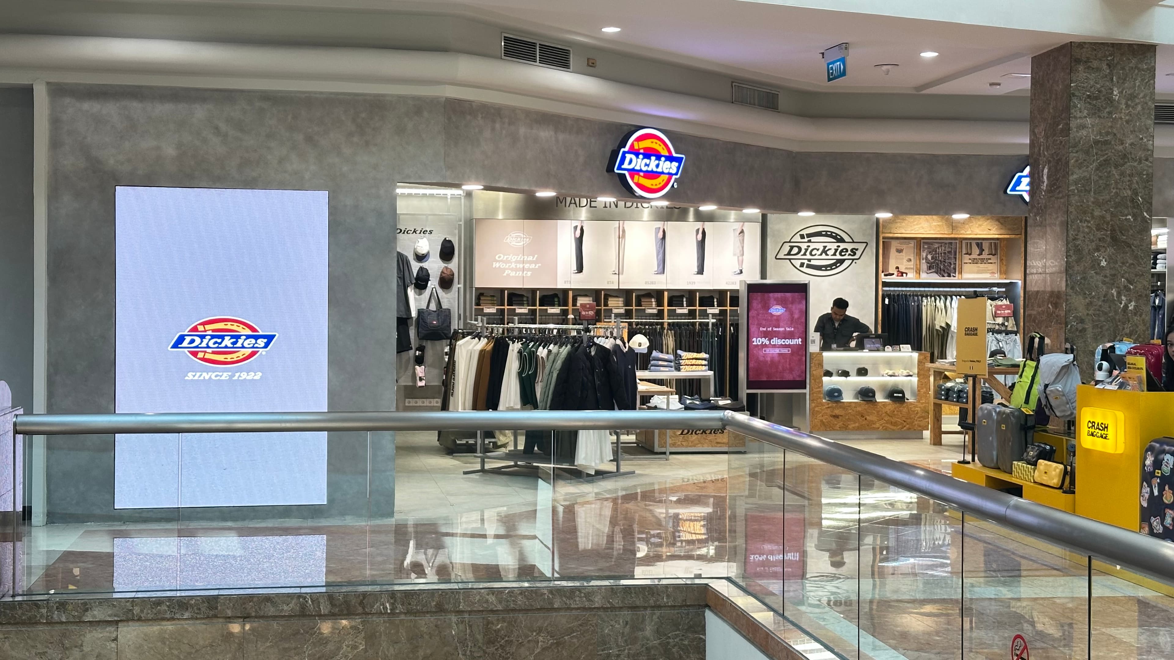 Flat LED Videotron for Dickies at Plaza Senayan, Jakarta