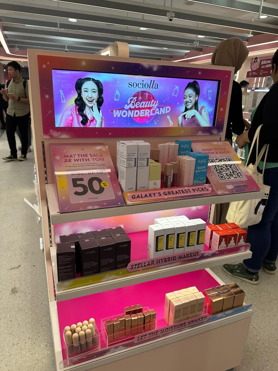 Digital signage for Sociolla at Kota Kasablanka, Jakarta