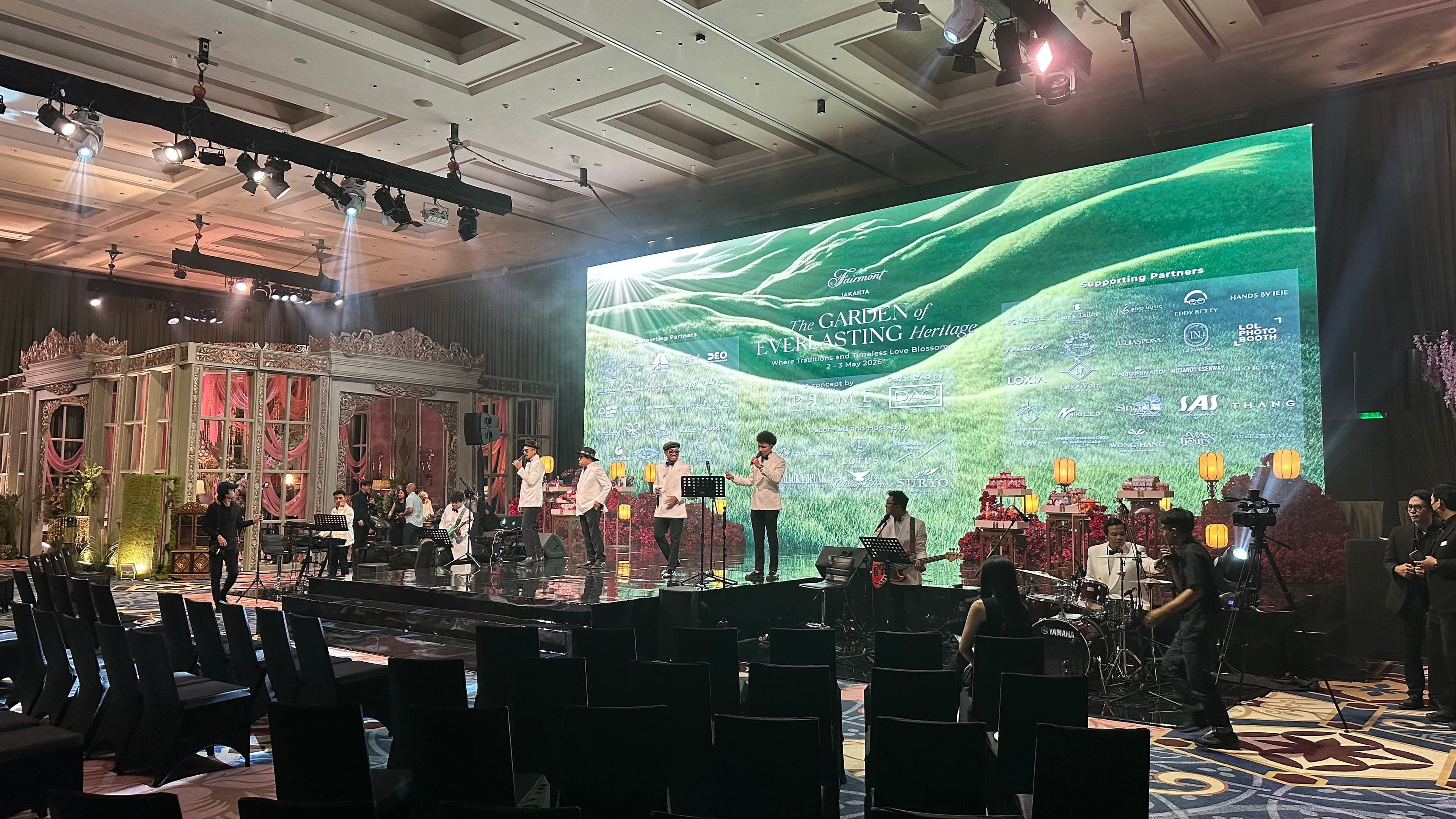 Flat LED Videotron for Fairmont Jakarta Event, Jakarta